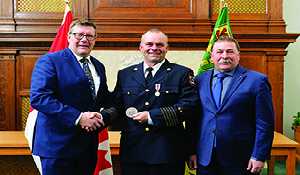 Redvers, Carlyle Fire Departments awarded Premier�s Commendation Medallion
